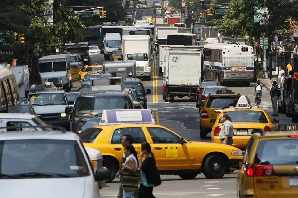 Traffic in Manhattan New York
